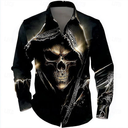 Blackwell Skull Print Shirt