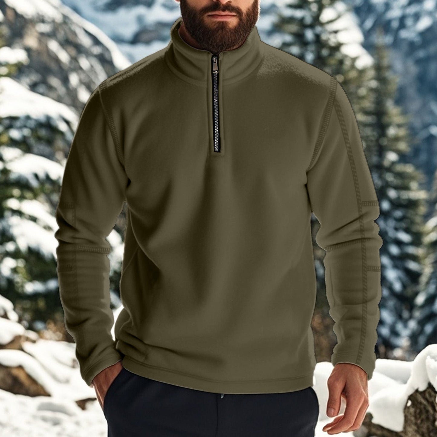 Sorrento Quarter Zip Fleece Pullover