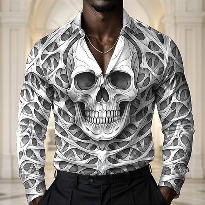 Marlowe Skull Print Shirt