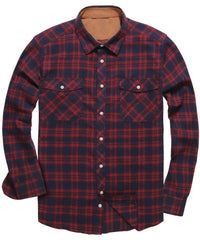 NAVY & RED