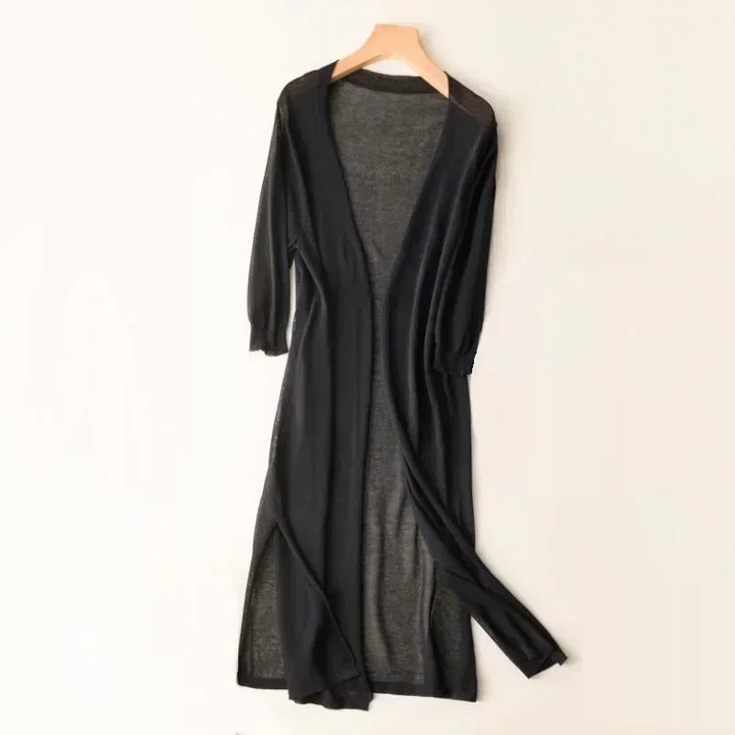 Elda Lightweight Longline Cardigan