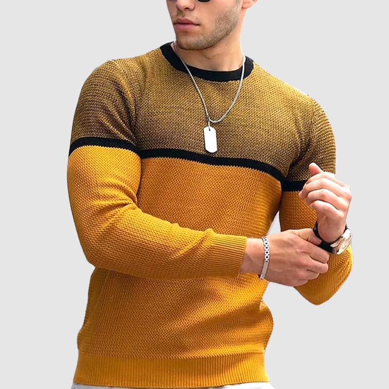 Hudson Colorblock Casual Sweater