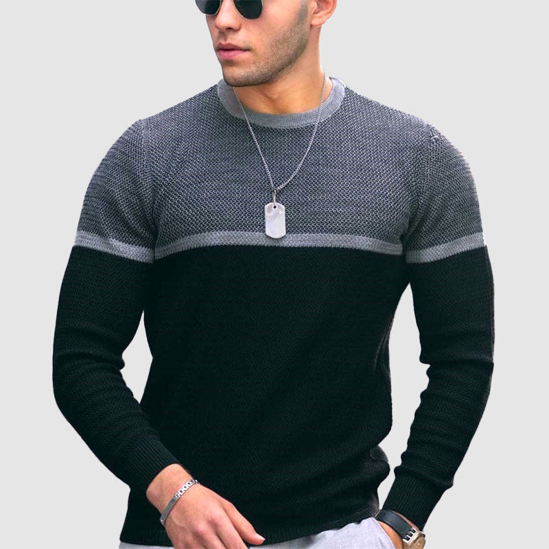 Hudson Colorblock Casual Sweater