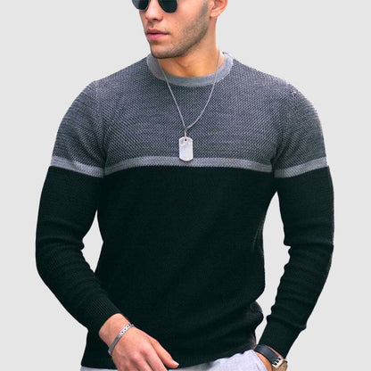Hudson Colorblock Casual Sweater