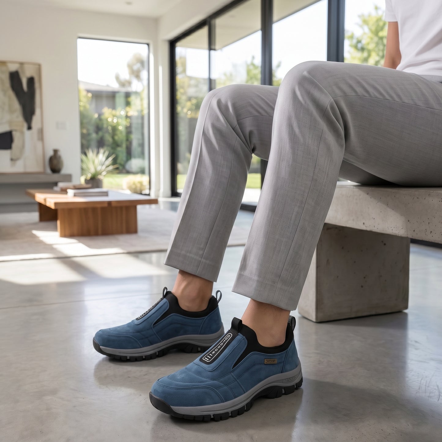 Hank - Men's Waterproof Orthopedic Slip-On Shoes