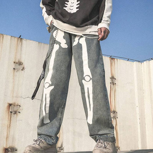 Luca Skeleton Graphic Pants