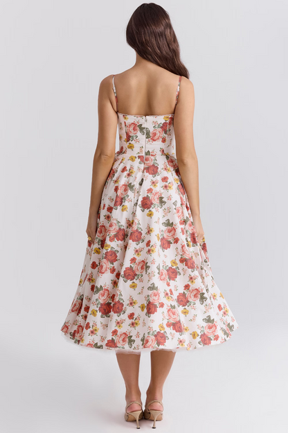 Amalfi Corset Midi Dress