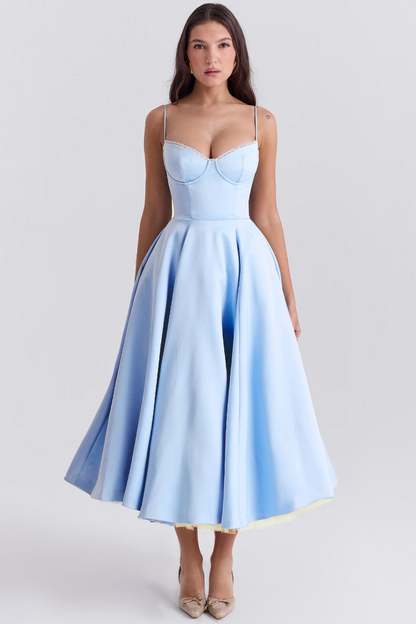 Amalfi Corset Midi Dress