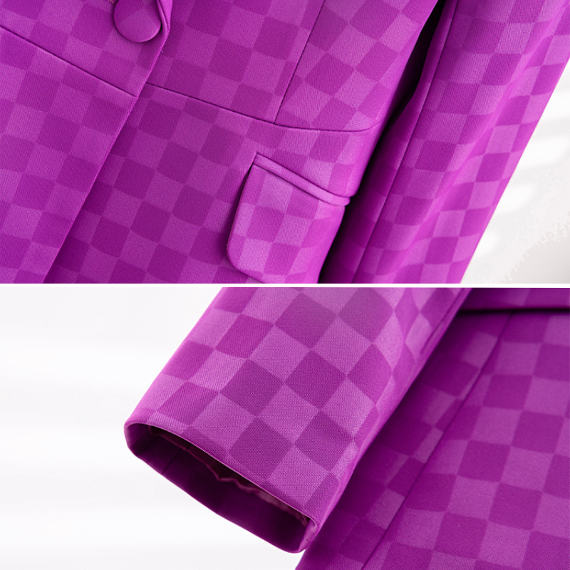 Arlena Plaid Blazer