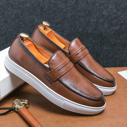 Calvano Leather Loafers