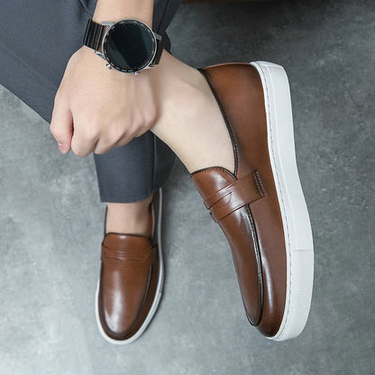 Calvano Leather Loafers
