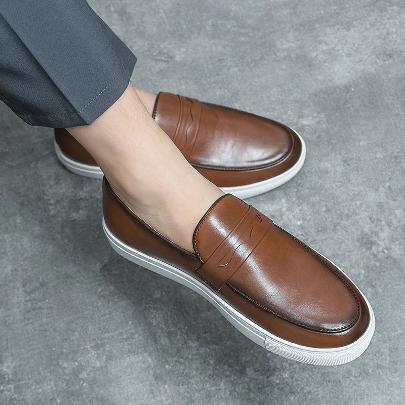 Calvano Leather Loafers