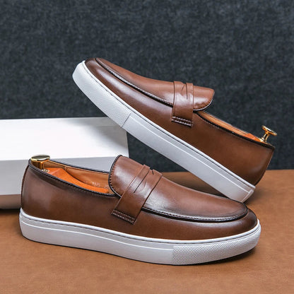 Calvano Leather Loafers