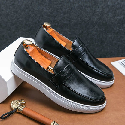 Calvano Leather Loafers