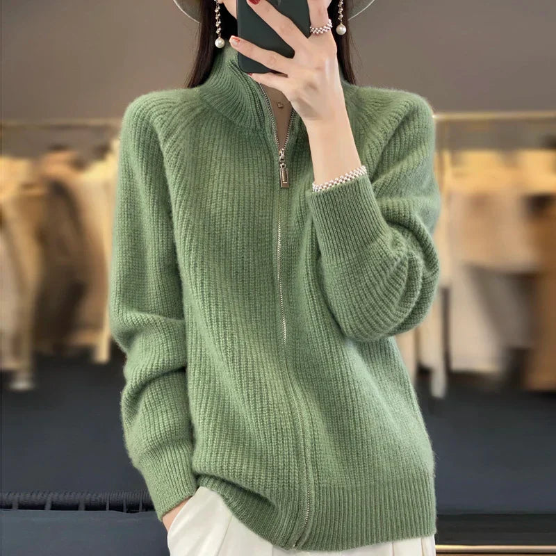 Merrick Wool Zip Up Jacket