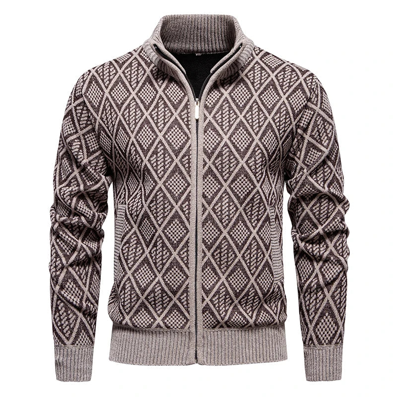 Arezzo Ribbed Zip Cardigan