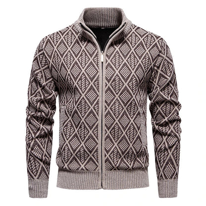Arezzo Ribbed Zip Cardigan