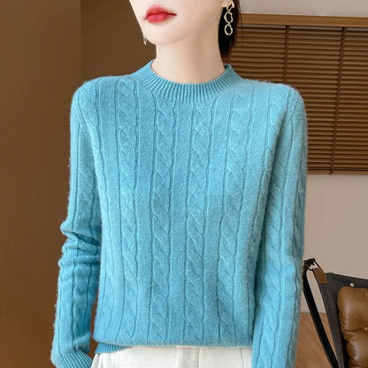 Alina Woolen Semi Turtleneck Sweater