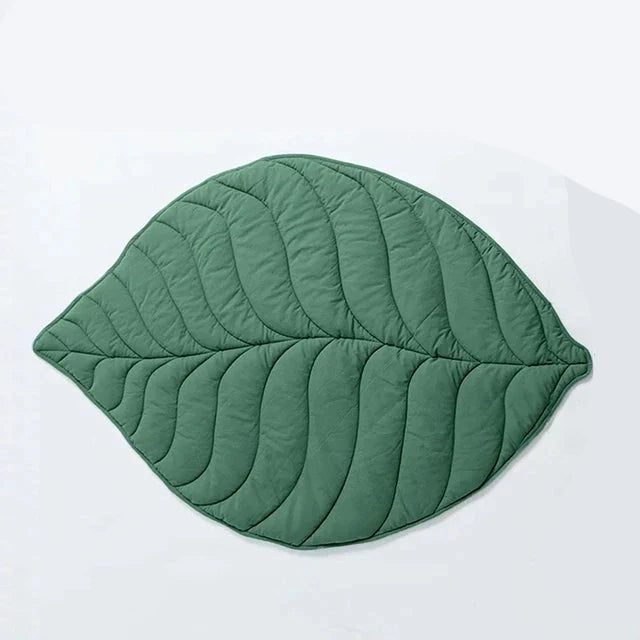 LeafLoom Quilted Cotton Floor Mat