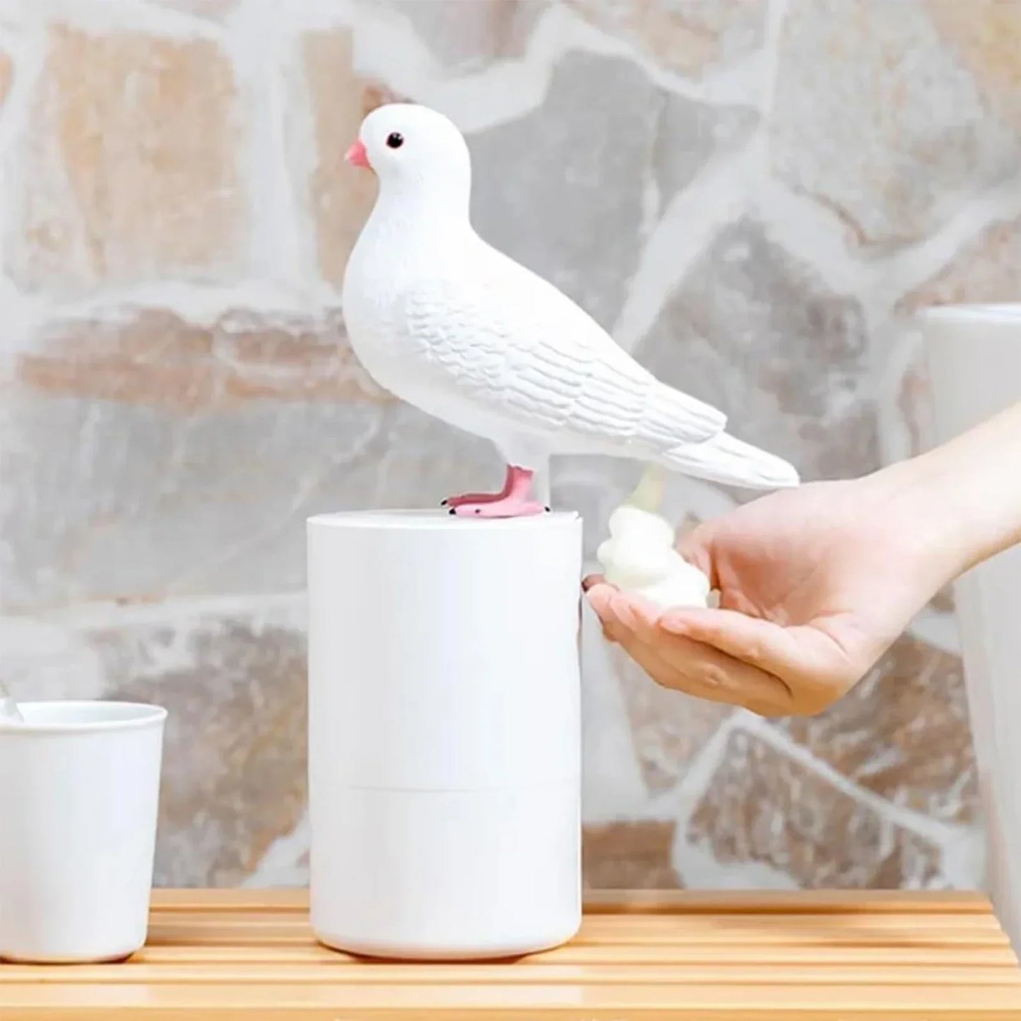 Ceramic Dove Soap Dispenser
