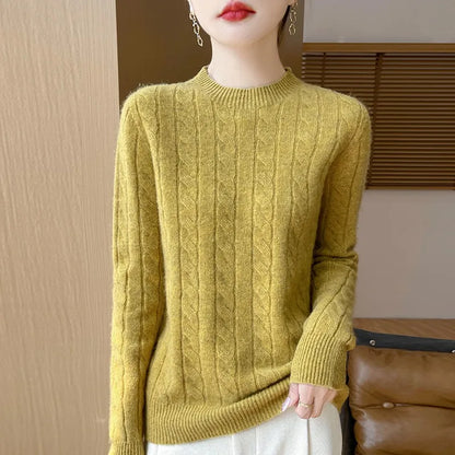 Alina Woolen Semi Turtleneck Sweater