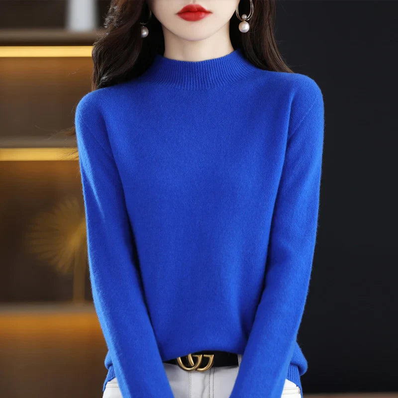 Evelane Wool Turtleneck Sweater