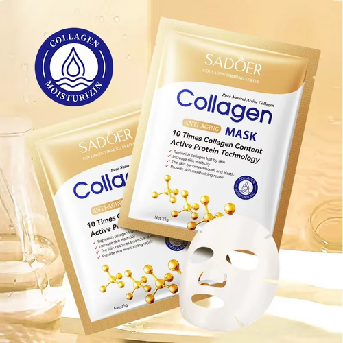 Hydrating Collagen Face Sheet Masks – Deep Moisture Skincare Treatment