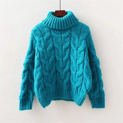 Firenze Cable Knit Cashmere Blend Sweater