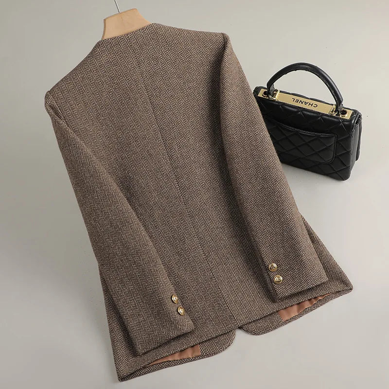 Liana Single Button Wool Blazer