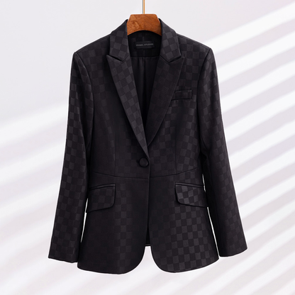Arlena Plaid Blazer