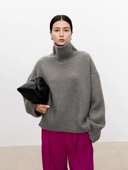 Siena Cashmere Turtleneck Sweater
