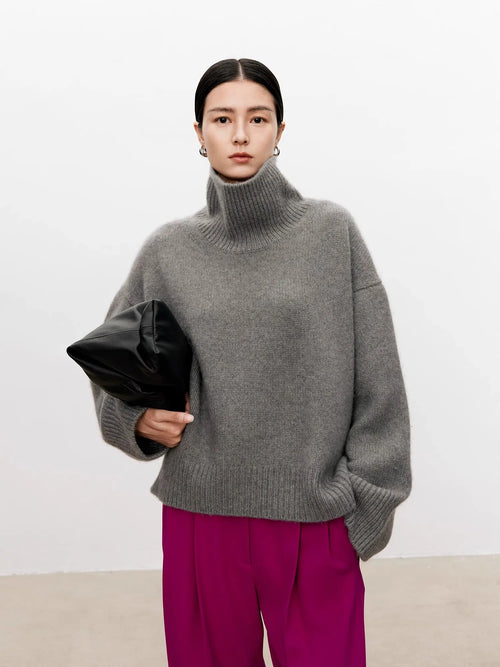 Siena Cashmere Turtleneck Sweater