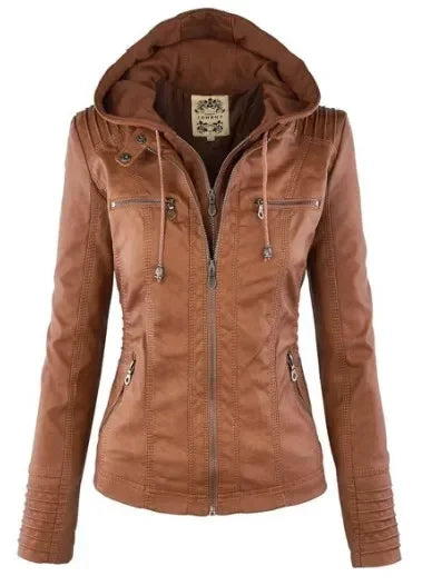 Emilia Faux Leather Jacket
