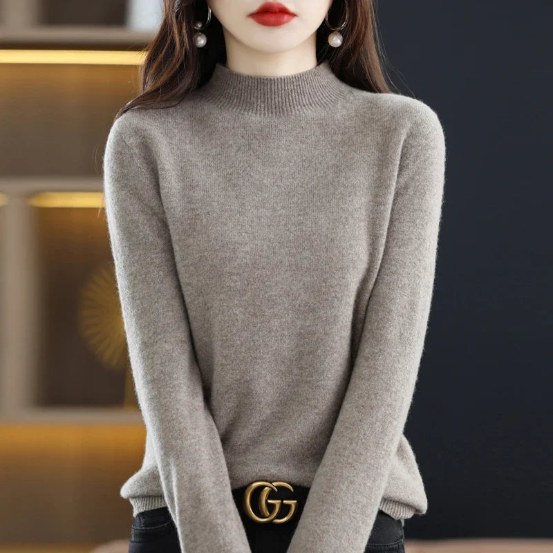 Evelane Wool Turtleneck Sweater