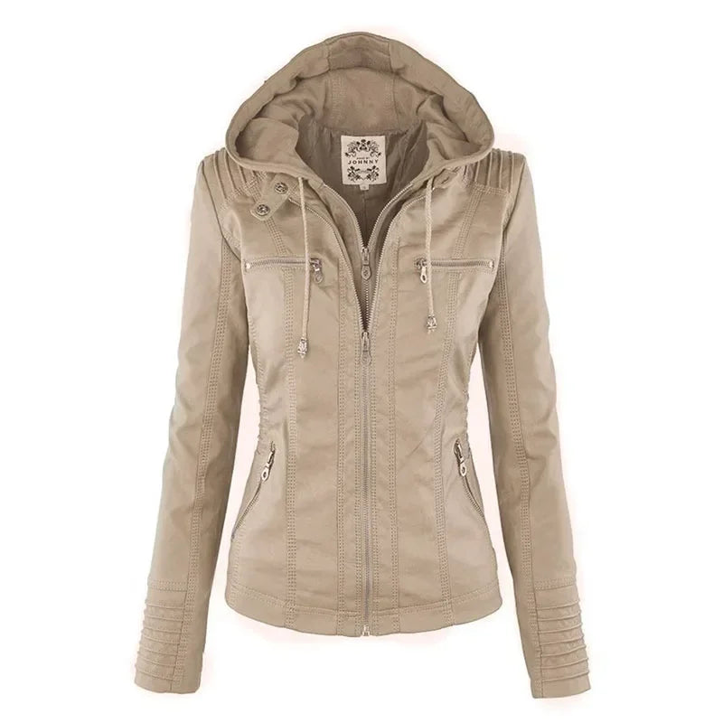 Emilia Faux Leather Jacket