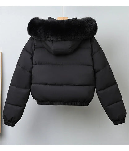 Livia Short Padded Fur Collar Jacket