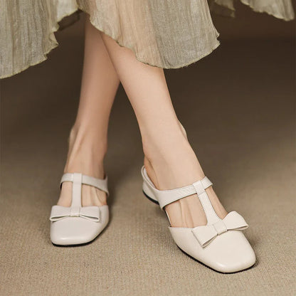 Calista Leather Mules