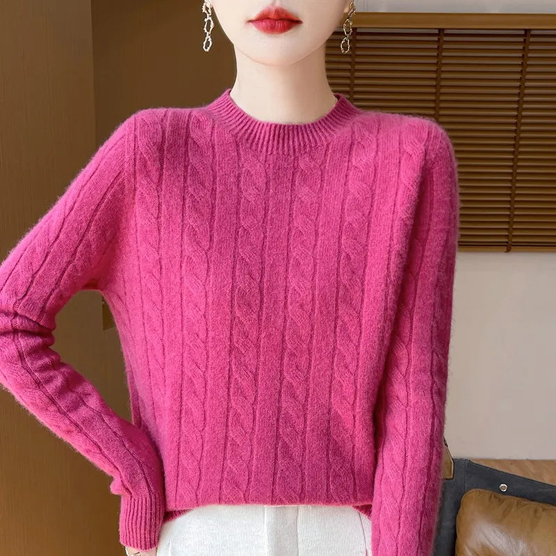 Alina Woolen Semi Turtleneck Sweater