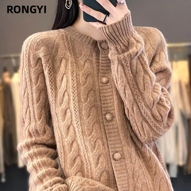 Ardelle Wool Cashmere Blend Cardigan