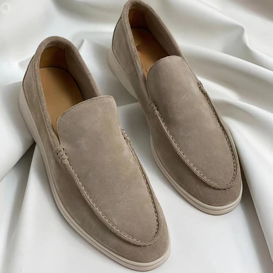 Napoli Suede Moc Toe Loafers