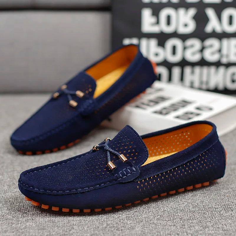 Adrian Leather Slip On Loafers