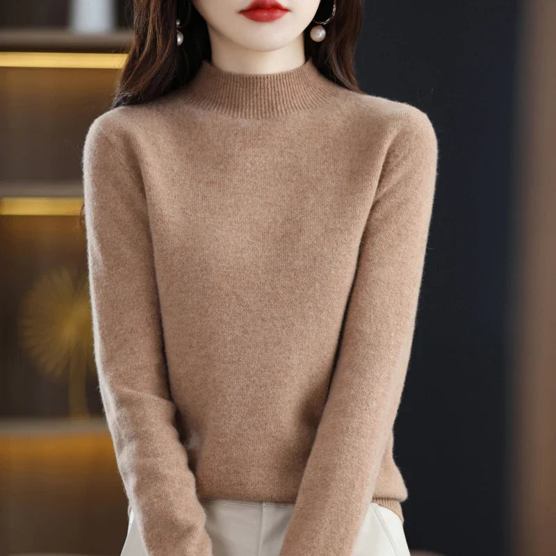 Evelane Wool Turtleneck Sweater