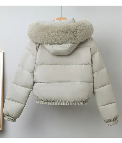 Livia Short Padded Fur Collar Jacket