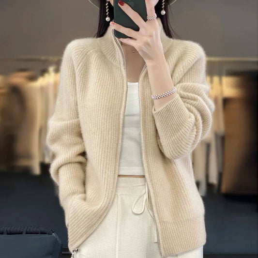 Merrick Wool Zip Up Jacket