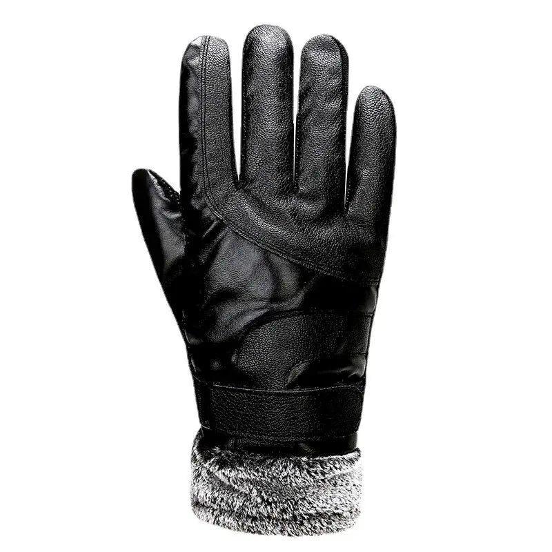 Men’s Leather Touchscreen Gloves