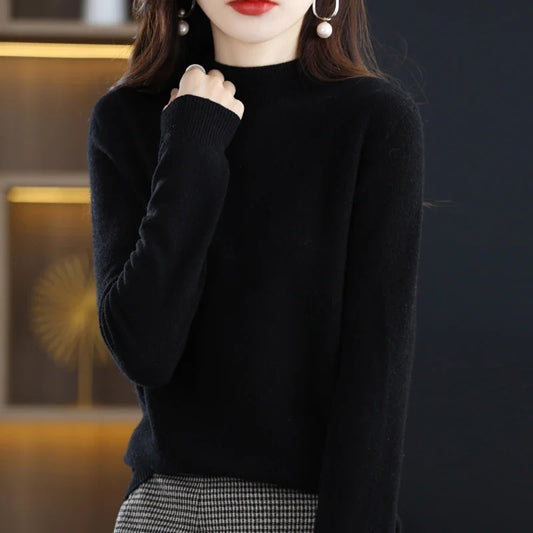 Evelane Wool Turtleneck Sweater