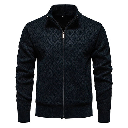Arezzo Ribbed Zip Cardigan