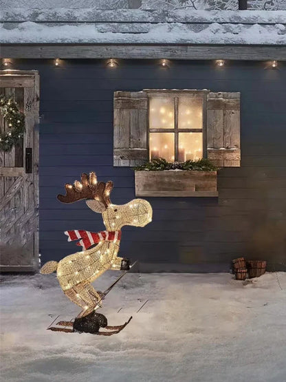 Acrylic Light Up Reindeer Lawn Ornament