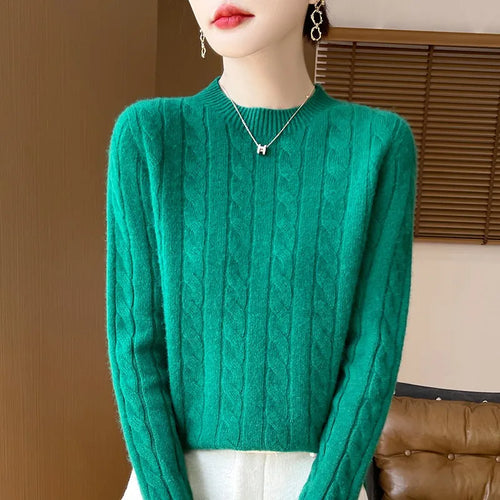 Alina Woolen Semi Turtleneck Sweater