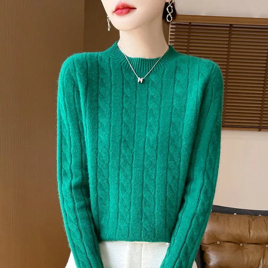 Alina Woolen Semi Turtleneck Sweater